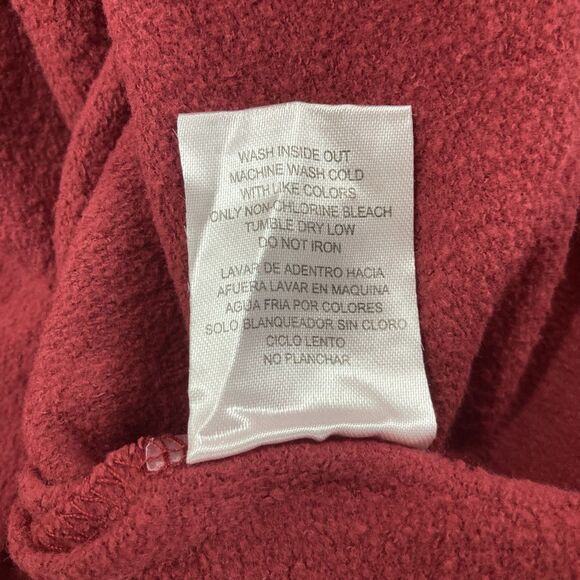 Sanrio Hello Kitty Dark Red Crewneck Sweatshirt Graphic Pullover Top SZ L - Picture 7 of 9